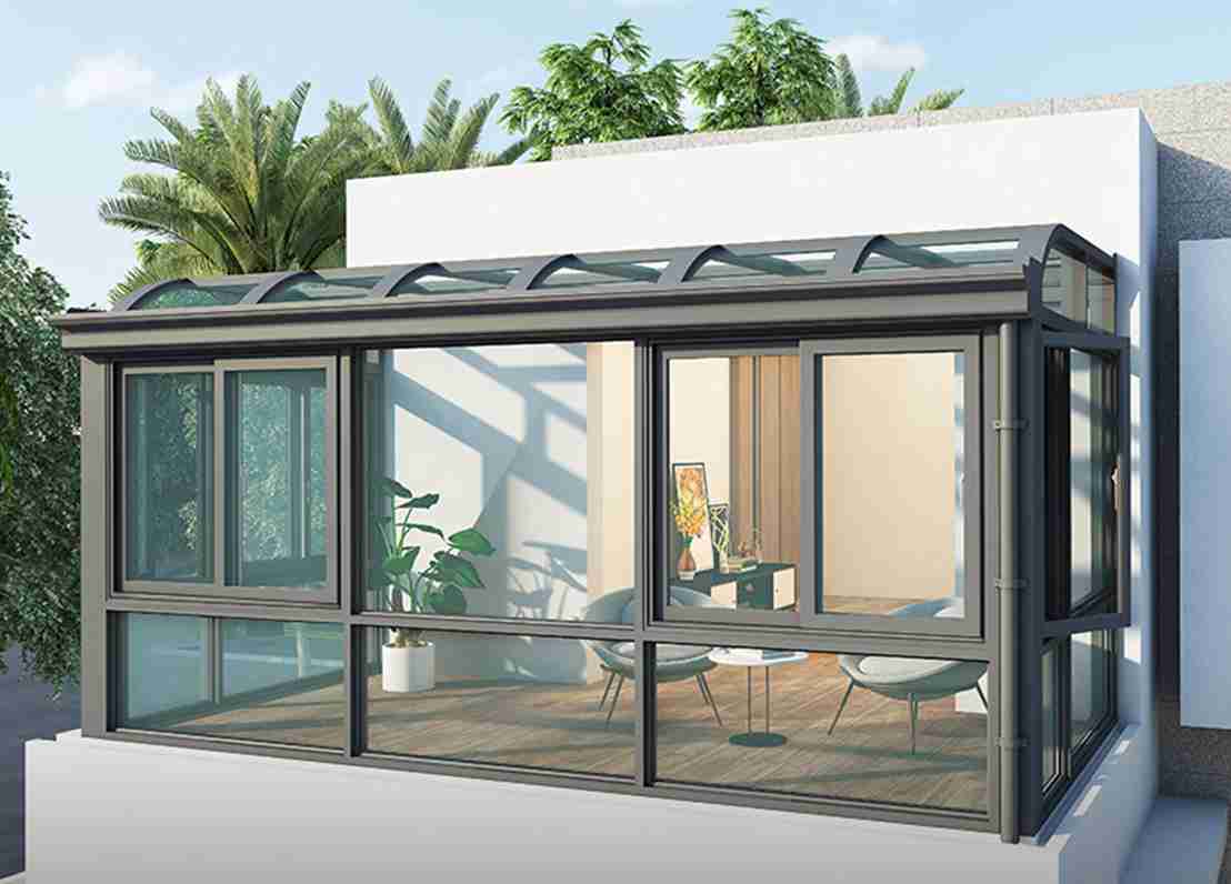 弧形顶花房阳光房